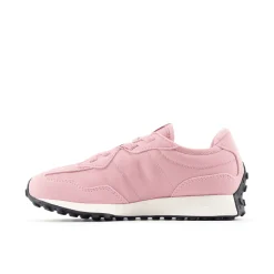 327 Kids Lace Sneakers Pink Taffy>New Balance Hot