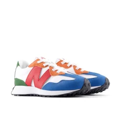 327 Kids Lace Sneakers White><noscript><img width=