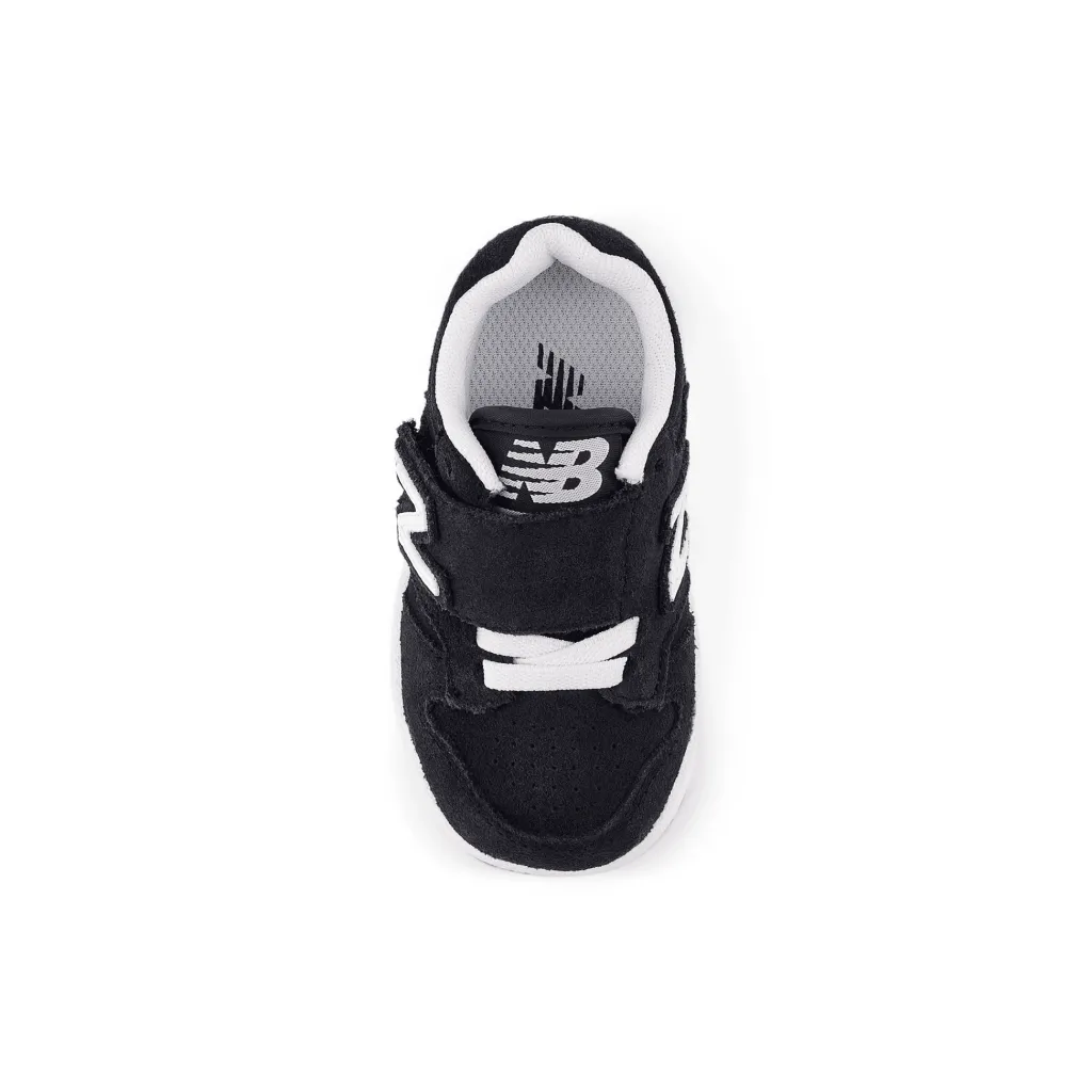 480 Kids NEW-B Hook & Loop Bred Sneakers Black>New Balance Discount