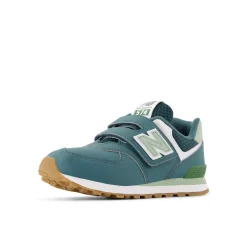 574 Kids NEW-B Hook & Loop Sneakers New Spruce><noscript><img width=