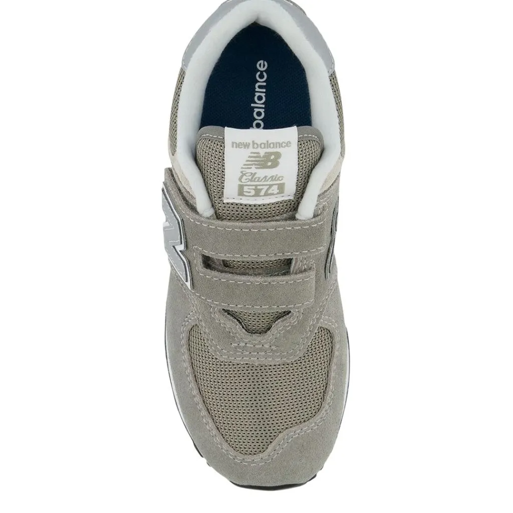 574 Sneakers Med Kardborreband Grå>New Balance Clearance