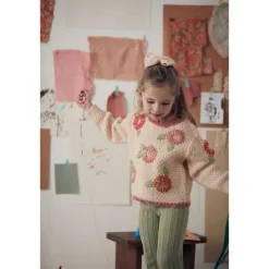 Acia Stickad Babytröja Blush>Louise Misha Sale