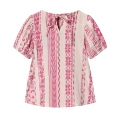 Addie Blus Cloud Dancer Pink Stripe>Fliink Online