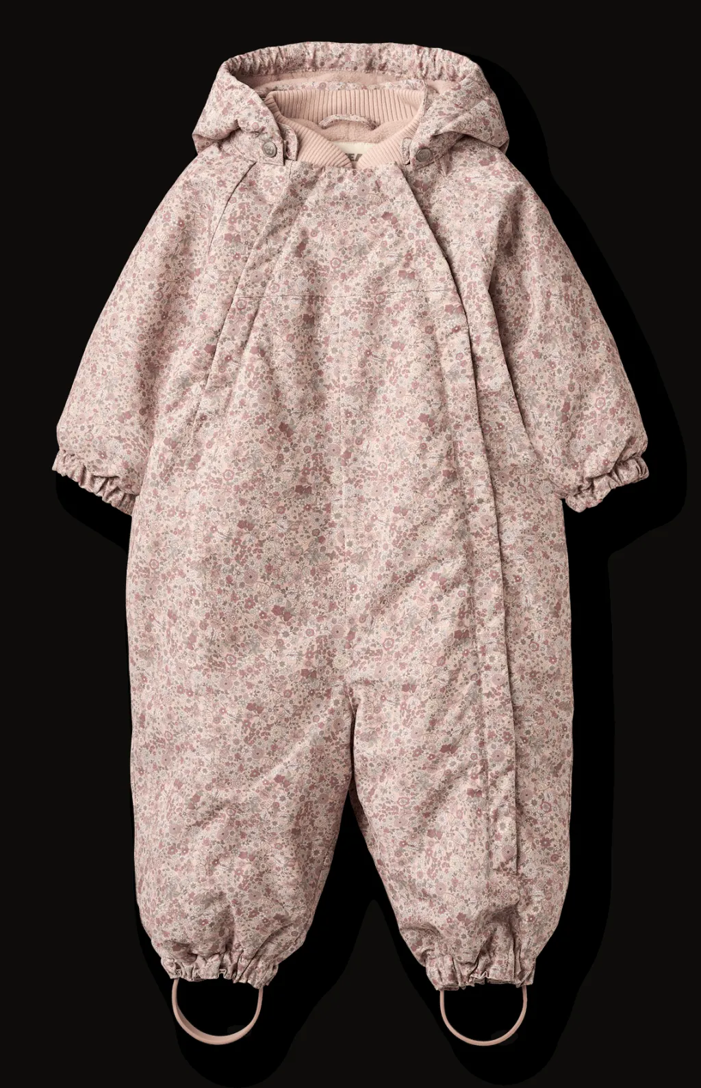 Adi Vinteroverall Rose Dust Flowers>Wheat Discount