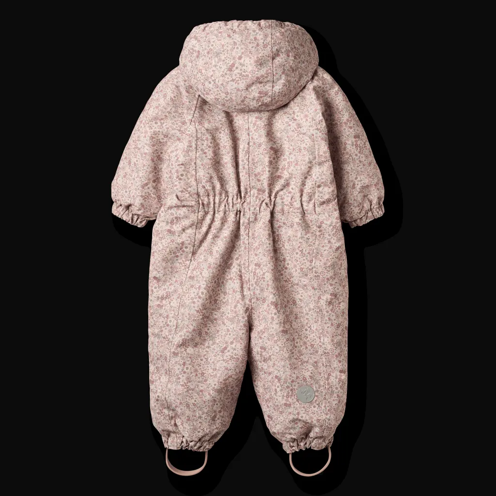 Adi Vinteroverall Rose Dust Flowers>Wheat Discount