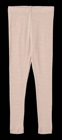 Agi Leggings I Ull Och Silke Pale Lilac>Wheat Online