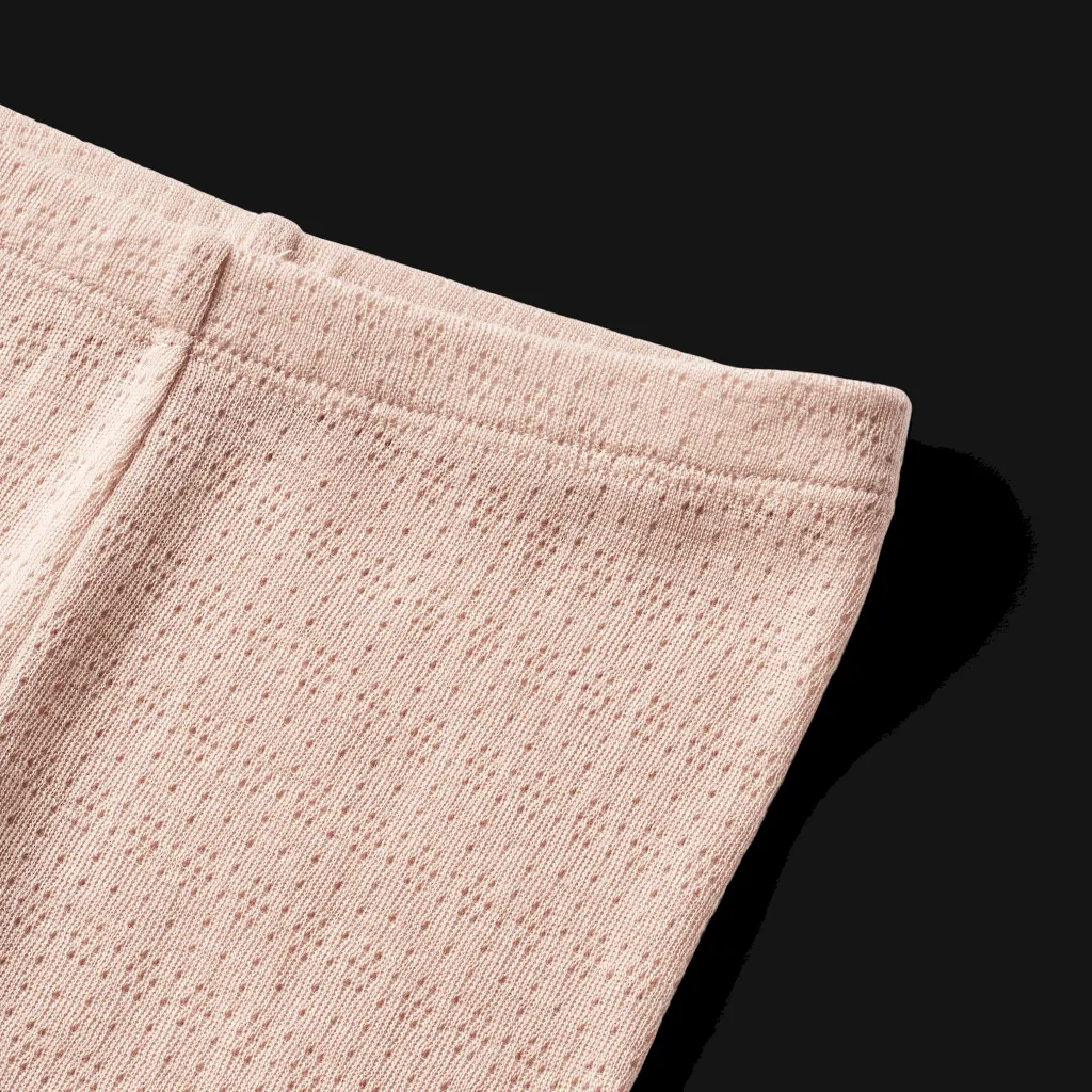 Agi Leggings I Ull Och Silke Pale Lilac>Wheat Online