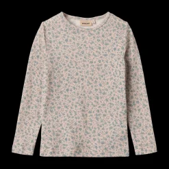 Alfie Långärmad T-shirt I Ull Blue Flowers>Wheat Online