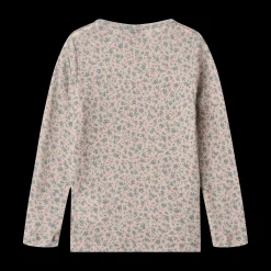 Alfie Långärmad T-shirt I Ull Blue Flowers>Wheat Online