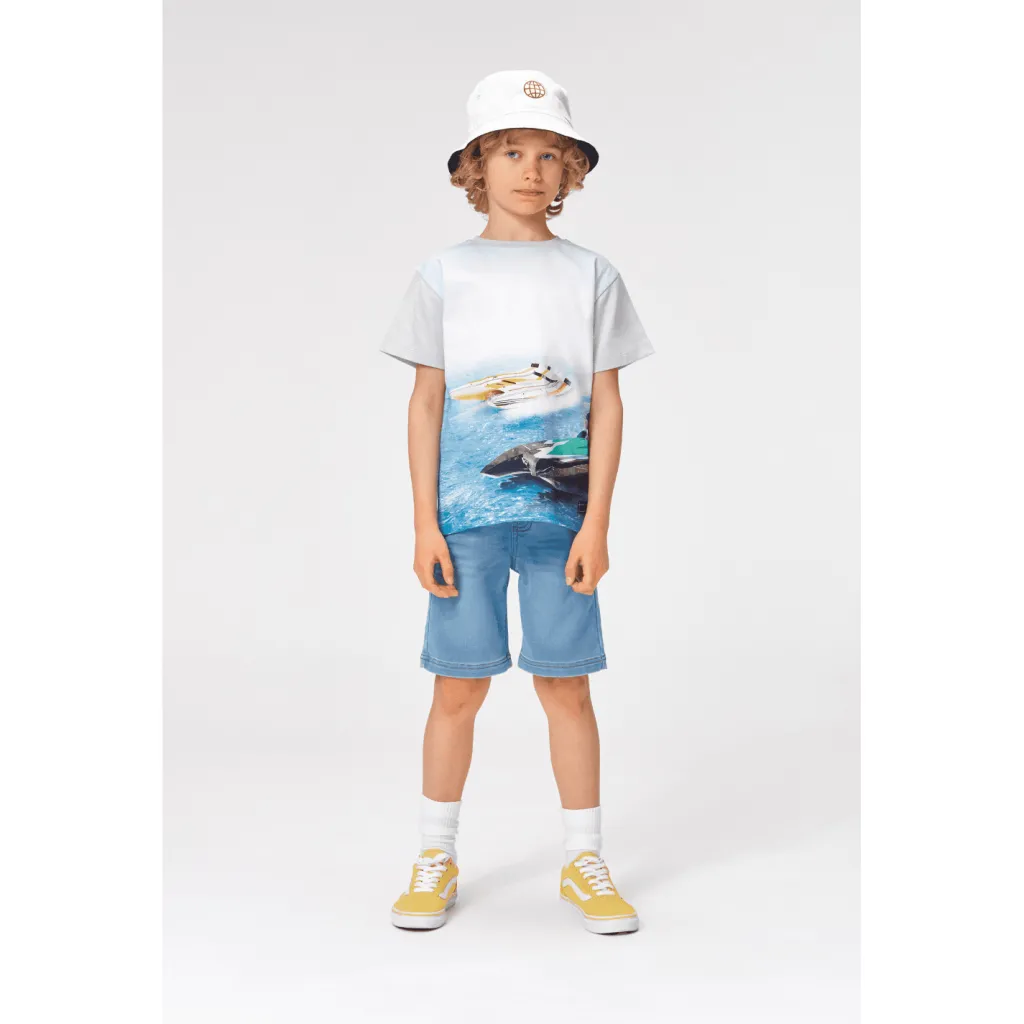 Ali Jeansshorts Soft Denim Blue>Molo Outlet