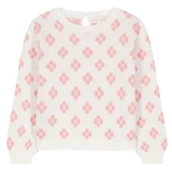 Alice Stickad Babytröja Floral Jaqcuard>Louise Misha Best