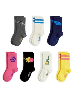 Alien 7-pack Strumpor Multi>Mini Rodini Discount