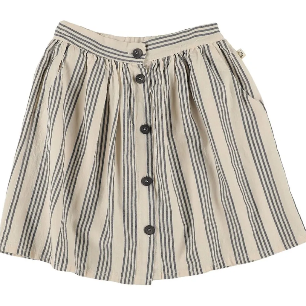Allegra Vintage Randig Kjol Elfenbensvit>My Little Cozmo Outlet