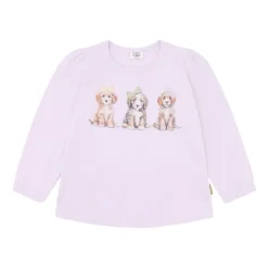 Alma Långärmad T-shirt Lavender>Hust&Claire Outlet