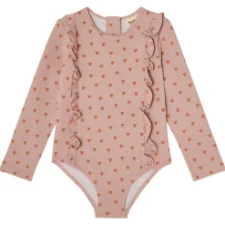 Alma UV Baddräkt Apricot Hearts>Buddy & Hope Clearance