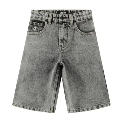 Alpha Woven Shorts Grey Stonewash>Molo Clearance