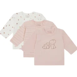 Amar 3-Pack Långärmad T-shirt Peach Dust>Hust&Claire Clearance