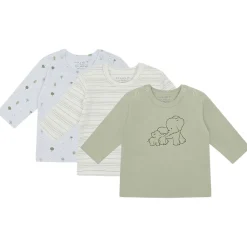 Amar 3-Pack Långärmad T-shirt Green Sage>Hust&Claire Hot