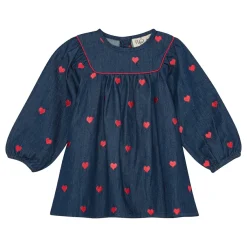 Amee Klänning Mid Blue Heart>Flöss Best