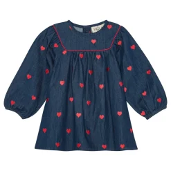 Amee Klänning Mid Blue Heart>Flöss Best