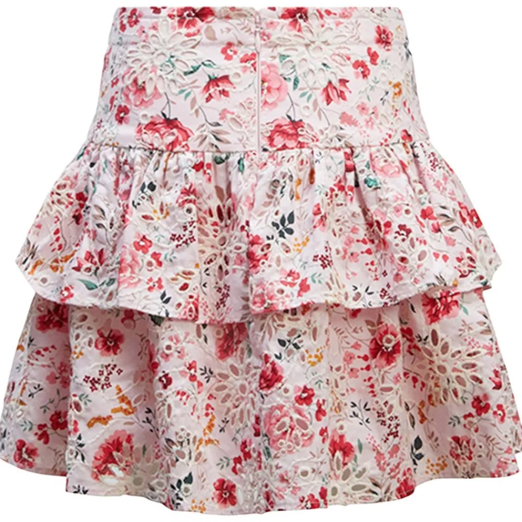 Amelia Blommig Kjol Blush>Bardot Junior Best