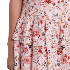Amelia Blommig Kjol Blush><noscript><img width=