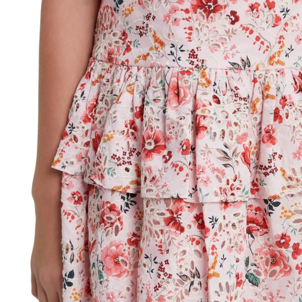 Amelia Blommig Kjol Blush>Bardot Junior Best