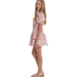 Amelia Blommig Topp Blush><noscript><img width=