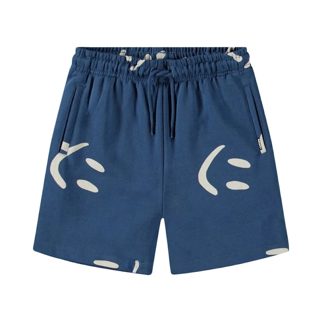 Amil Soft Pants Big Smiles Blue>Molo Sale
