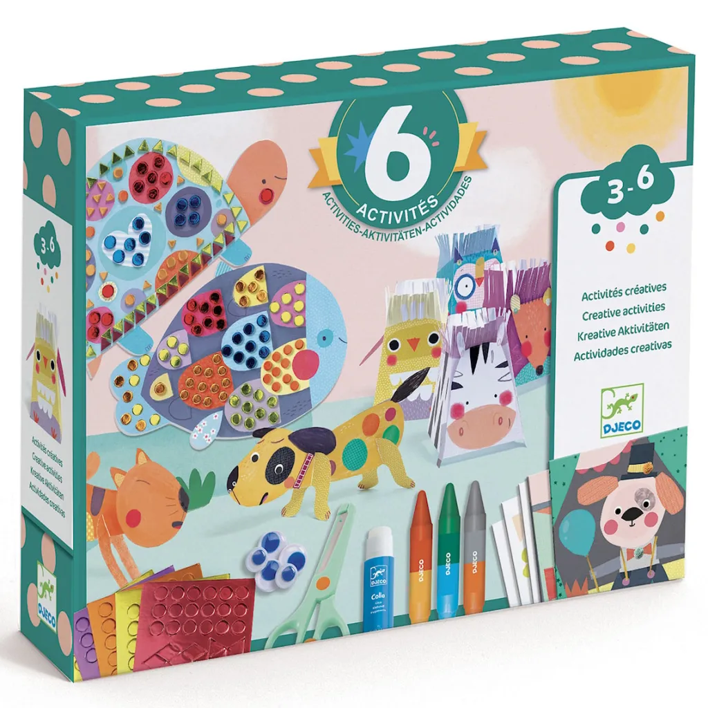 Animal Houses Pysselset Med 6 Aktiviteter>Djeco Sale