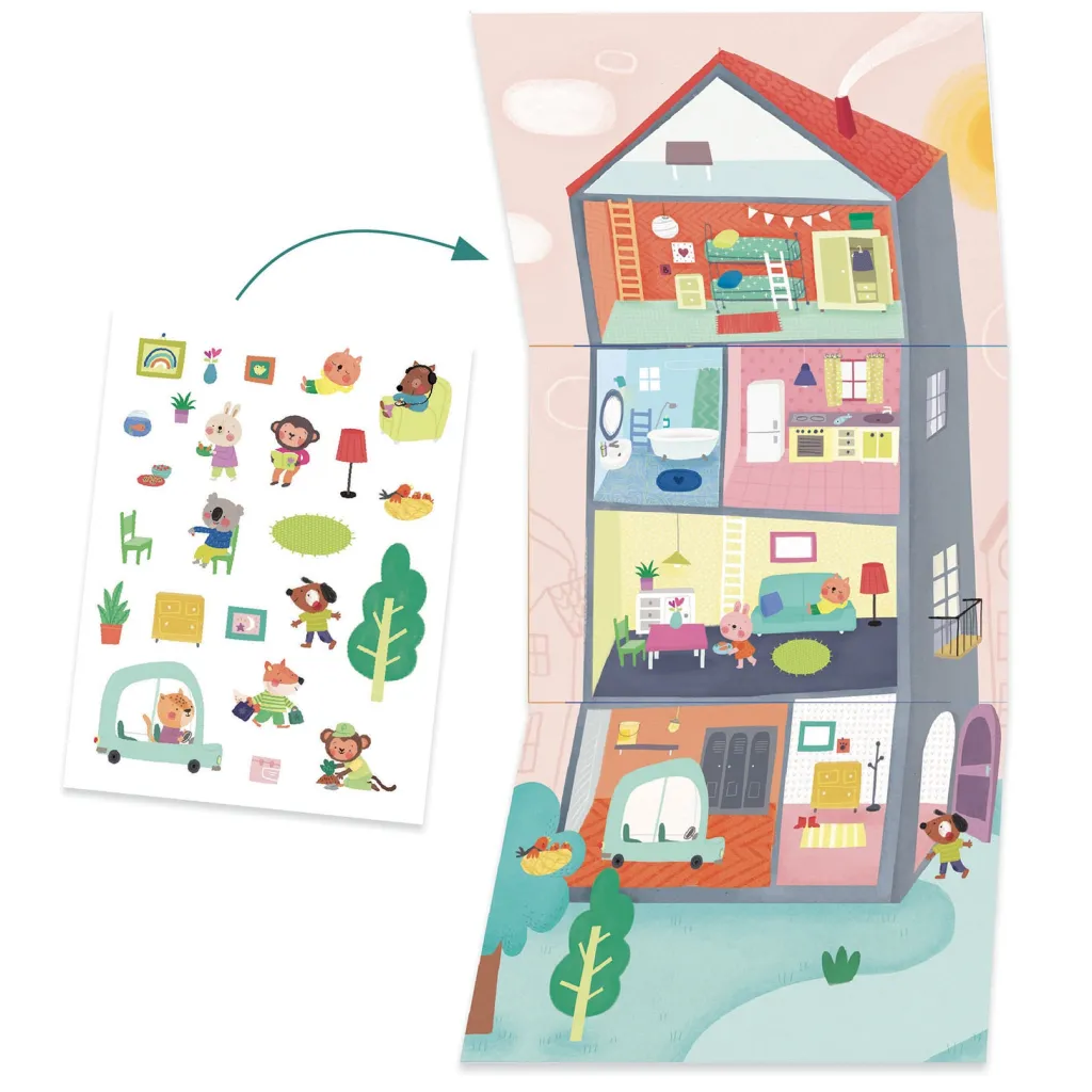 Animal Houses Pysselset Med 6 Aktiviteter>Djeco Sale