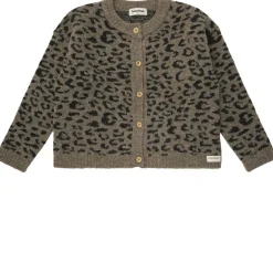 Animal Print Knitted Tröja Brown>Tocoto Vintage Best
