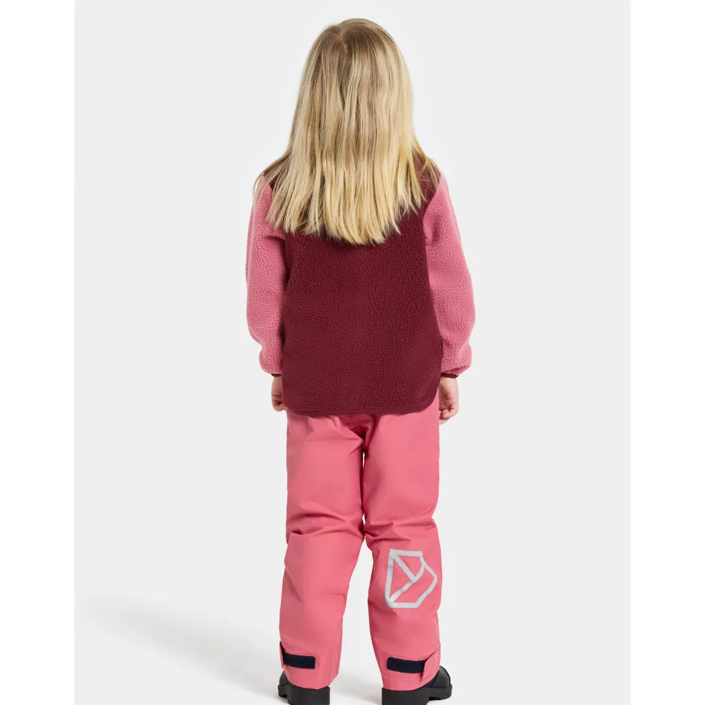 Anten Kids Jumper Med Hel Dragkedja Anemon Red>Didriksons