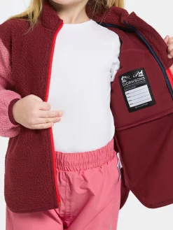 Anten Kids Jumper Med Hel Dragkedja Anemon Red><noscript><img width=