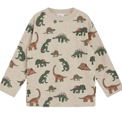 Anton Långärmad T-shirt Beige Melange>Hust&Claire Outlet