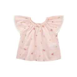 Antonia Blus Pink Bouquet Stripes><noscript><img width=
