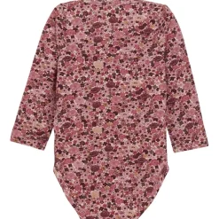 AOP Baby body Dusty Rose>Minymo