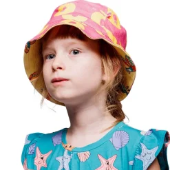 Apples Bucket Hat Pink Fandango><noscript><img width=