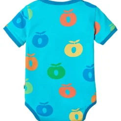 Apples Kortärmad Baby Body Blue Atoll>Småfolk Online