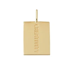 Aquarius Berlock Guldfärgad>Design Letters Clearance