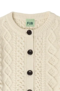 Aran Cardigan Ecru>FUB Outlet