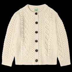 Aran Cardigan Ecru><noscript><img width=