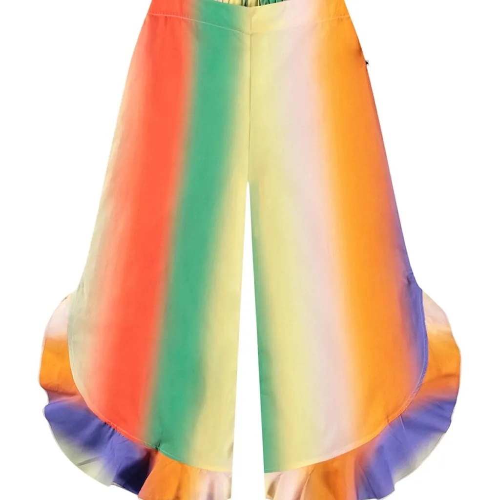 Aretha Woven Pants Big Rainbow>Molo Outlet