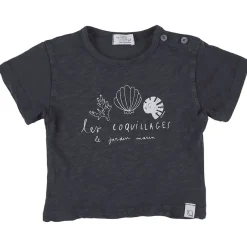 Asier Baby T-shirt Marinblå>My Little Cozmo Hot