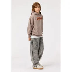 Aska Woven Pants Grey Stonewash>Molo Online