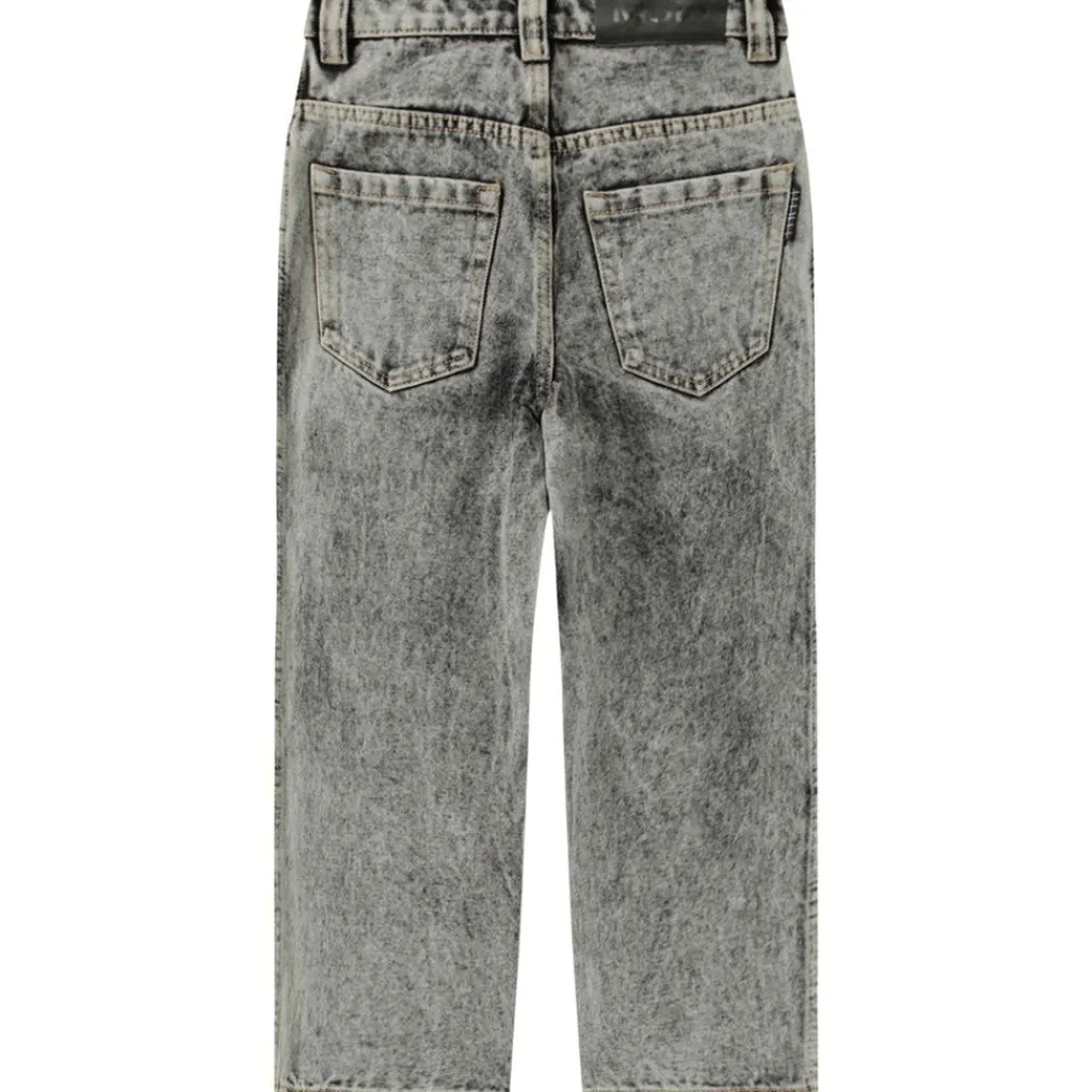 Aska Woven Pants Grey Stonewash>Molo Online