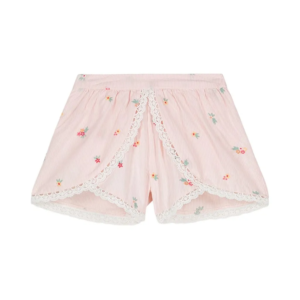 Asya Shorts Pink Bouquet Stripes>Louise Misha Best