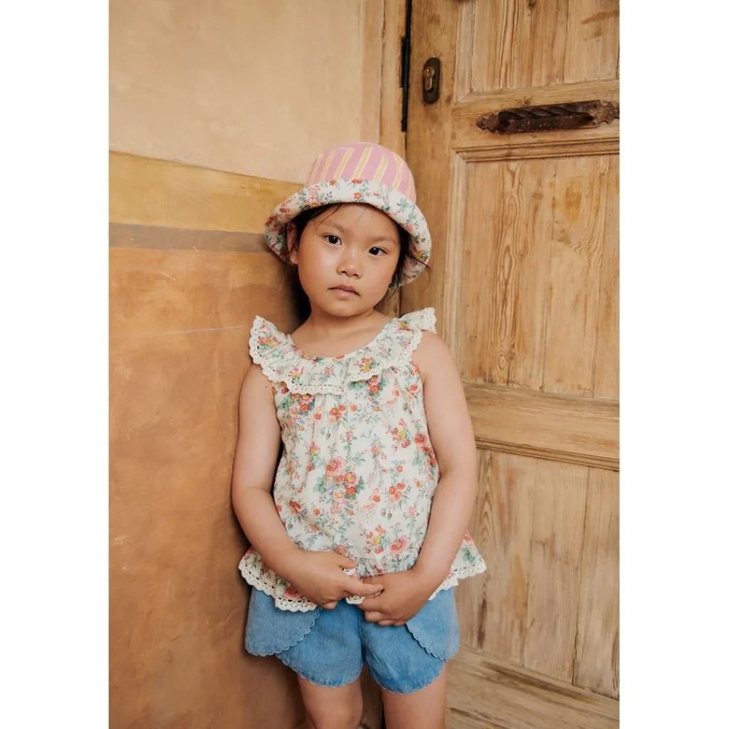 Asya Shorts Stone Blue>Louise Misha Sale