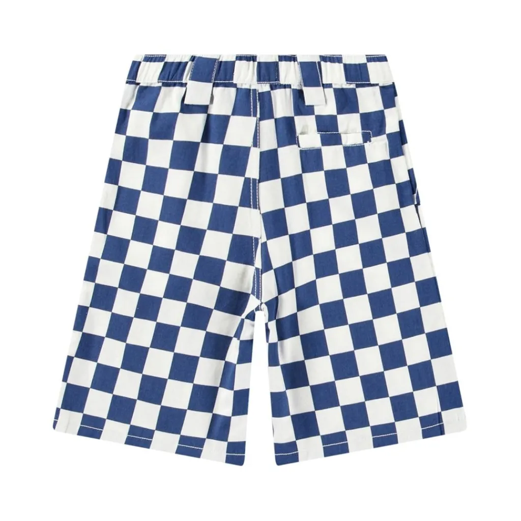 Aubery Shorts Best Blue Check>Molo Hot