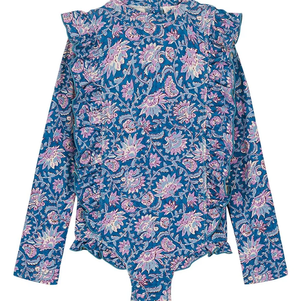 Aurelie Baddräkt Blue Capri Cove>Louise Misha Online